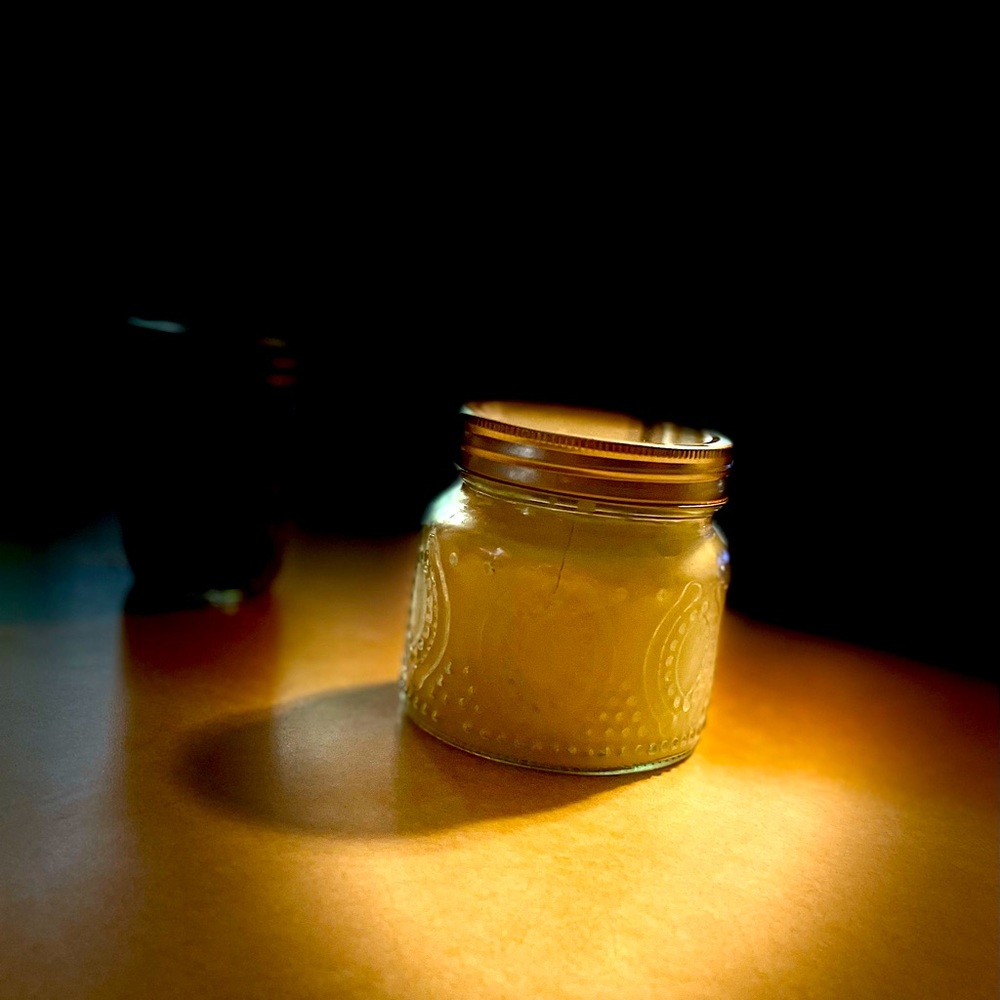 Sunrise candle